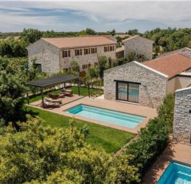 Luxury Villa Estate with 3 Pools on Istrian Vineyards near Bale, sleeps 56-60